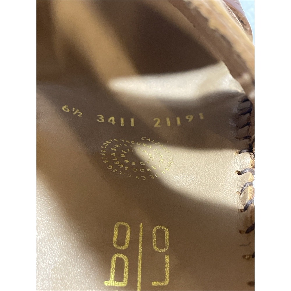 Lobo Solo Leather Platform Susa Sandals 3411 Brown NNB Women's Size 6.5‎ - Picture 12 of 13